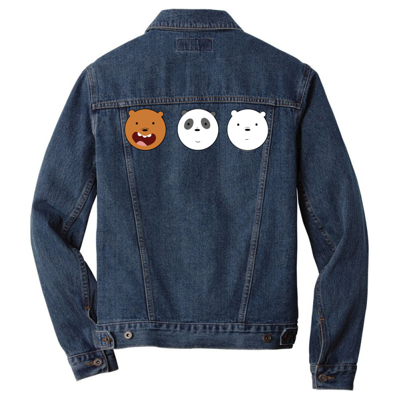 We Bare Bears Triple Circle Men Denim Jacket by gunadidropea | Artistshot