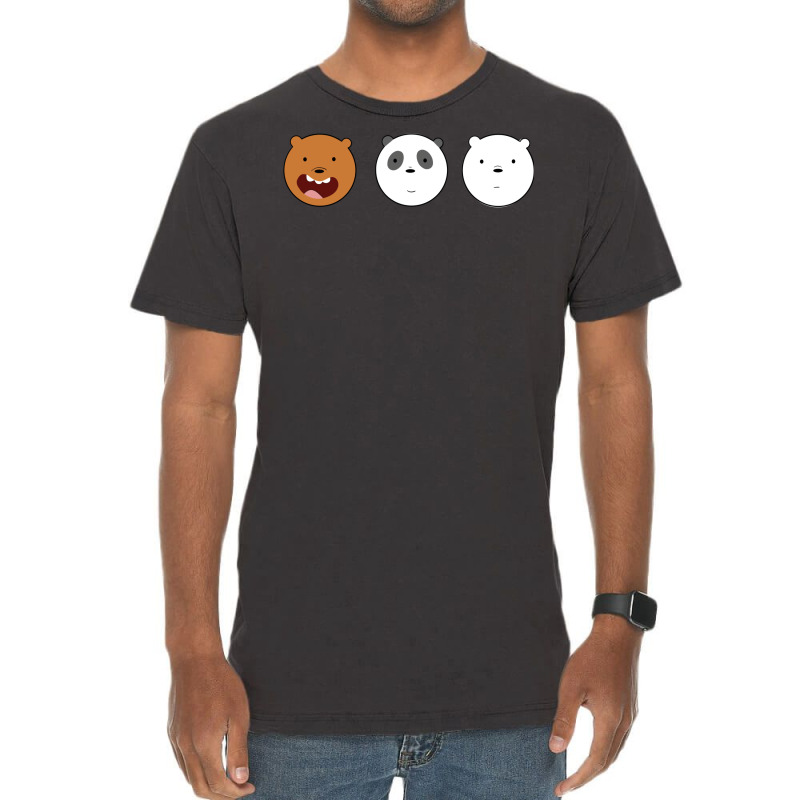 We Bare Bears Triple Circle Vintage T-Shirt by gunadidropea | Artistshot