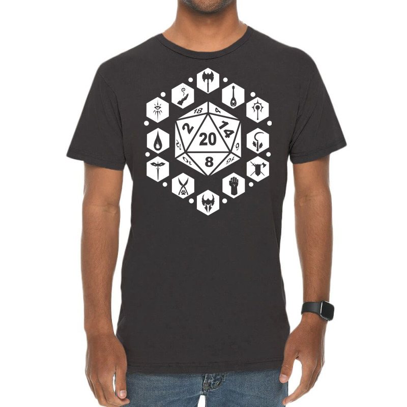 Rpg Classes   White Vintage T-Shirt by alhajiyavanic | Artistshot