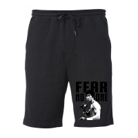 Lee Fear No Man Motivational Saying Fleece Short | Artistshot