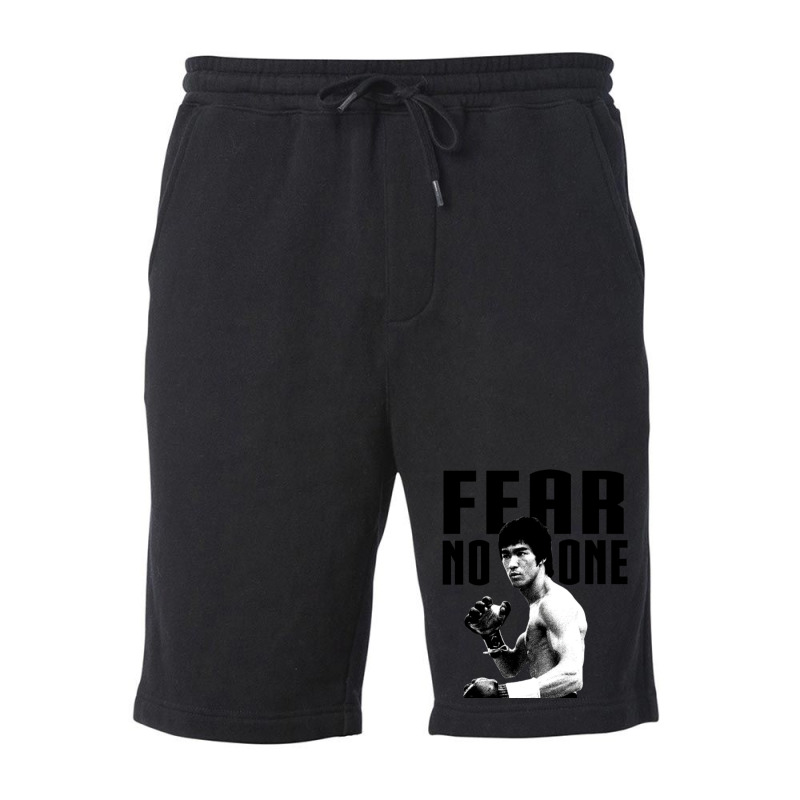 Lee Fear No Man Motivational Saying Fleece Short by njahyuaiit | Artistshot