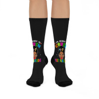 Limited Edition I'm Ready To Crush 1st Grade Cute Black Girl First Day Crew Socks | Artistshot