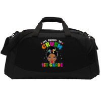 Limited Edition I'm Ready To Crush 1st Grade Cute Black Girl First Day Active Duffel | Artistshot