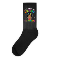 Limited Edition I'm Ready To Crush 1st Grade Cute Black Girl First Day Socks | Artistshot