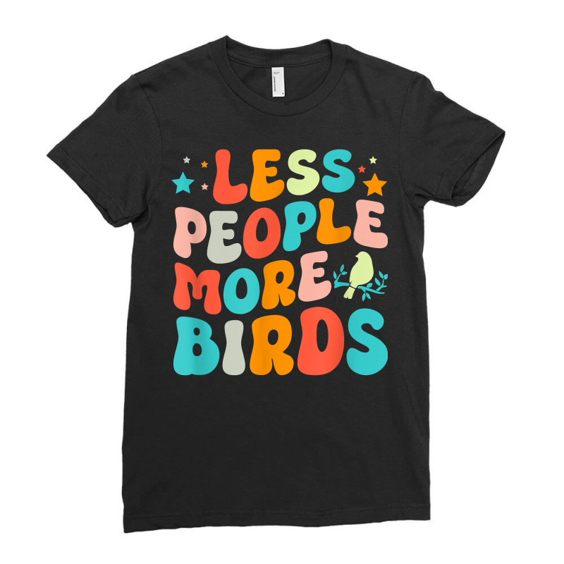 Retro Vintage More Birds Animal Drawing Biologist T Shirt Ladies Fitted T-Shirt by hoasantiaz | Artistshot