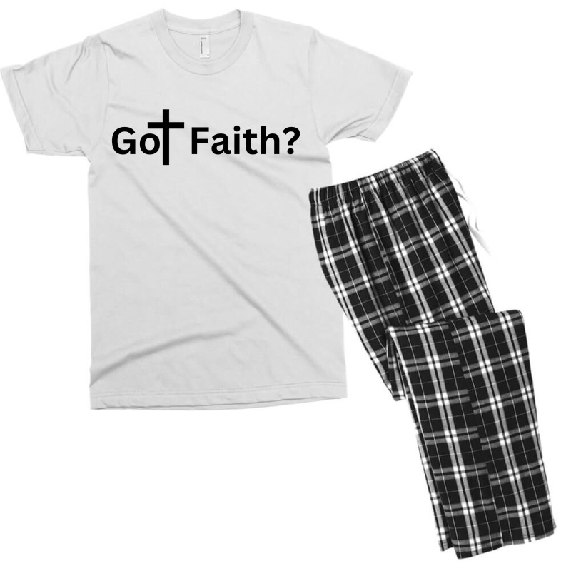 Got Faith Men's T-shirt Pajama Set | Artistshot