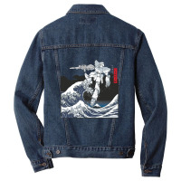 Trending Mecha Wave Men Denim Jacket | Artistshot