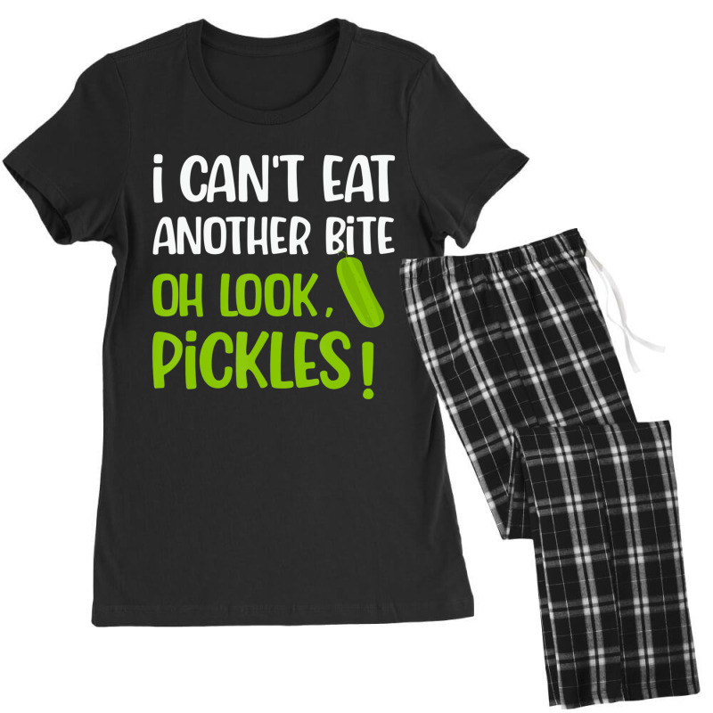 I Can't Eat Another Bite Oh Look Pickles Food Women's Pajamas Set by thanhtran | Artistshot