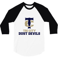 Tri City Dust Devils 3/4 Sleeve Shirt | Artistshot