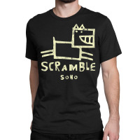 Scramble Soho Studio Cat Funny T Shirt Classic T-shirt | Artistshot