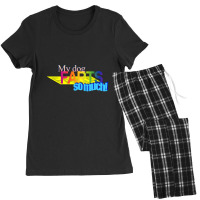 Trending My Dog Farts So Much Wordart Women's Pajamas Set | Artistshot