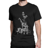 The Clockwork Menagerie Silver Classic T-shirt | Artistshot