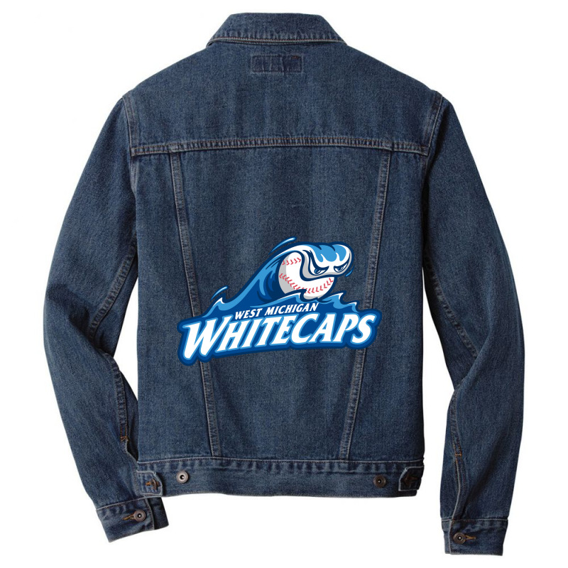 West Michigan Whitecaps Men Denim Jacket | Artistshot