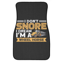 I Dont Snore I Im A Wheel Horse Tractor Farmer Front Car Mat | Artistshot