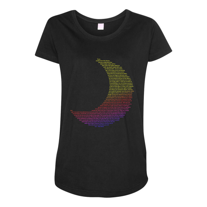 Hot Trend The Dream Of Life - Alan Watts Maternity Scoop Neck T-shirt by Berrios Crisp | Artistshot