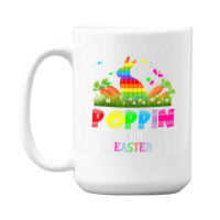 Cute Bunny Bubble Pop Easter Bunny Poppin For Easter 15 Oz Coffee Mug | Artistshot