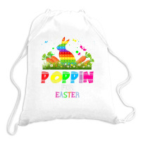 Cute Bunny Bubble Pop Easter Bunny Poppin For Easter Drawstring Bags | Artistshot