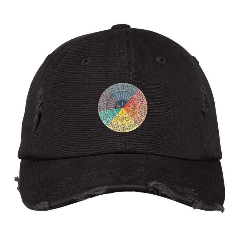 Limited Edition Wheel Of Emotions Vintage Cap by Berrios Crisp | Artistshot