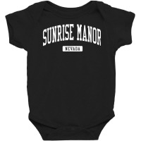 Sunrise Manor Nevada Nv Vintage Athletic Sports Design T Shirt Baby Bodysuit | Artistshot