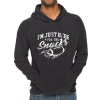 Im Just Here For The Snacks American Football Party Vintage Hoodie | Artistshot