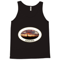 Artistshort Trending Arizona Sunset With Saguaro Cactus Tank Top | Artistshot