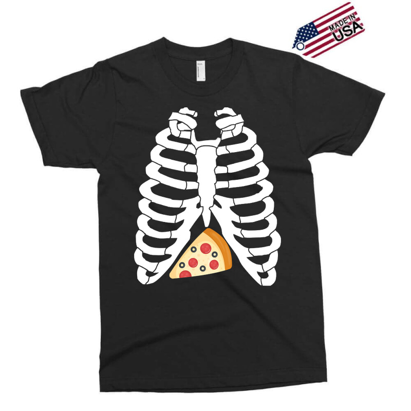 Hot Trend Funny Skeleton Halloween Pizza Exclusive T-shirt by quanghuydinh1 | Artistshot