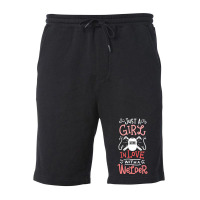 Trending Just A Girl In Love With A Welder Girlfriend Fleece Short | Artistshot