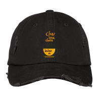 Hot Trend Chai Bina Chain Kaha Re Tea Lover Desi Vintage Cap | Artistshot