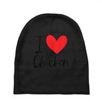 I Love Chicken Heart Latin Food Hispanic Fried Burrito Taco Baby Beanies | Artistshot