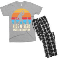 Bigfoot T  Shirt Retro Bigfoot Hide & Seek World Champion 6 Men's T-shirt Pajama Set | Artistshot