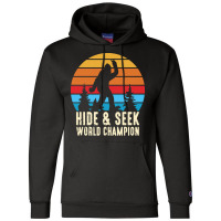 Bigfoot T  Shirt Retro Bigfoot Hide & Seek World Champion 6 Champion Hoodie | Artistshot