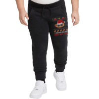 I Run On Hot Dogs And Christmas Cheer X-mas Hot Dog Food Youth Jogger | Artistshot