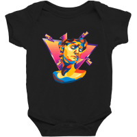 Limited Edition Colorful Ancient Greece Statue Greek Mythology Baby Bodysuit | Artistshot