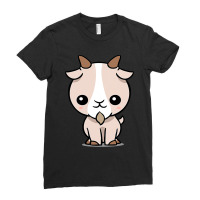 Chibi Kawaii Goat Farmer Farm Animal Lover77 Ladies Fitted T-shirt | Artistshot