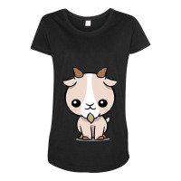 Chibi Kawaii Goat Farmer Farm Animal Lover77 Maternity Scoop Neck T-shirt | Artistshot