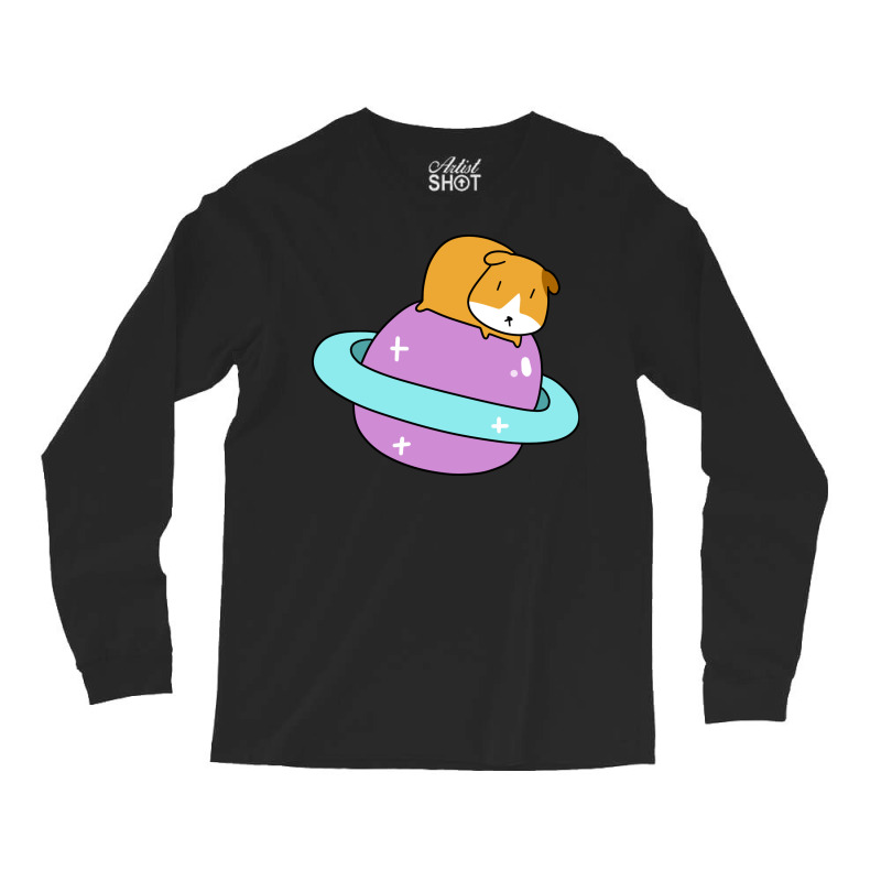 Saturn Guinea Pig Long Sleeve Shirts | Artistshot