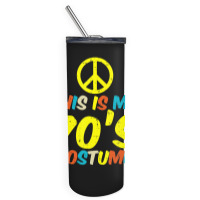 Hot Trend This Is My 70s Costume Retro Vintage Halloween Hippie Skinny Tumbler | Artistshot