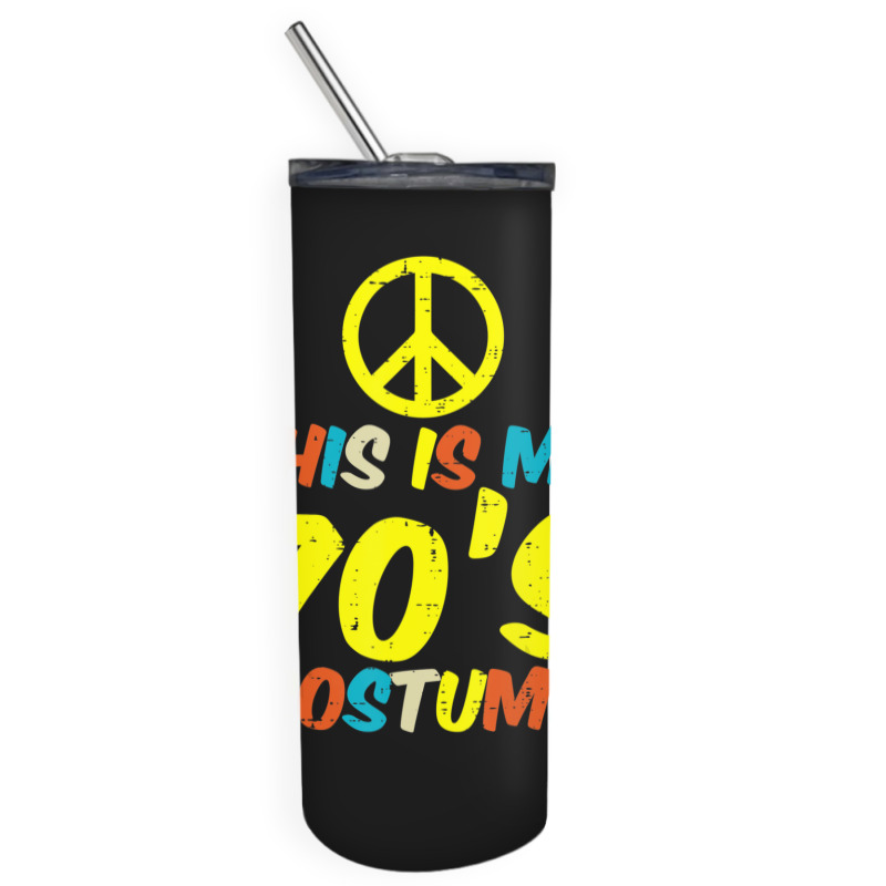 Hot Trend This Is My 70s Costume Retro Vintage Halloween Hippie Skinny Tumbler | Artistshot