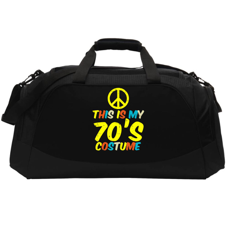 Hot Trend This Is My 70s Costume Retro Vintage Halloween Hippie Active Duffel | Artistshot