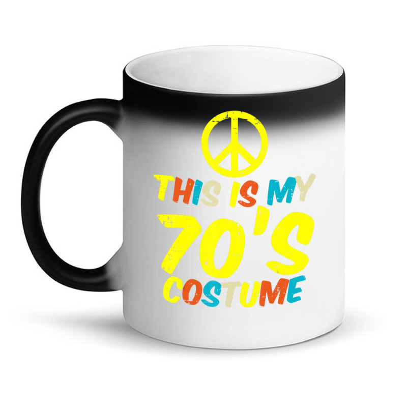 Hot Trend This Is My 70s Costume Retro Vintage Halloween Hippie Magic Mug | Artistshot