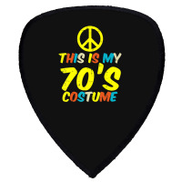 Hot Trend This Is My 70s Costume Retro Vintage Halloween Hippie Shield S Patch | Artistshot