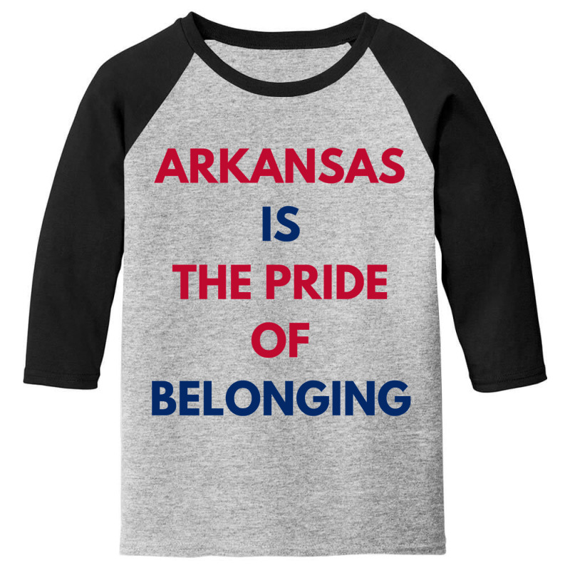 Hot Trend Arkansas Is The Pride Of Belonging Youth 3/4 Sleeve by Ricarda Petrie | Artistshot