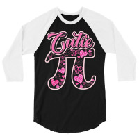 Hot Trend Cutie Pi Math Pun Cutie Pie Toddler Kids For Pi D 3/4 Sleeve Shirt | Artistshot