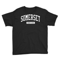 Somerset Pennsylvania Pa Vintage Athletic Sports Design T Shirt Youth Tee | Artistshot