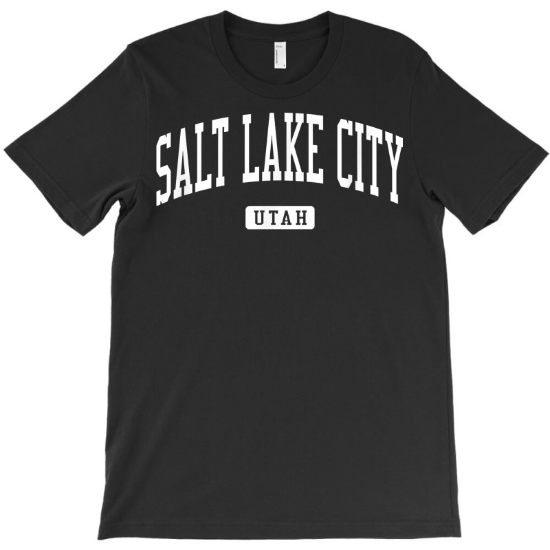 Salt Lake City Utah Ut Vintage Athletic Sports Design T Shirt T-shirt | Artistshot