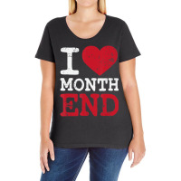 I Love Month End Cpa Accounting Christmas Ladies Curvy T-shirt | Artistshot