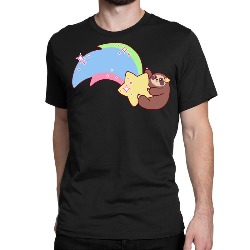 Shooting Star Sloth Classic T-shirt | Artistshot