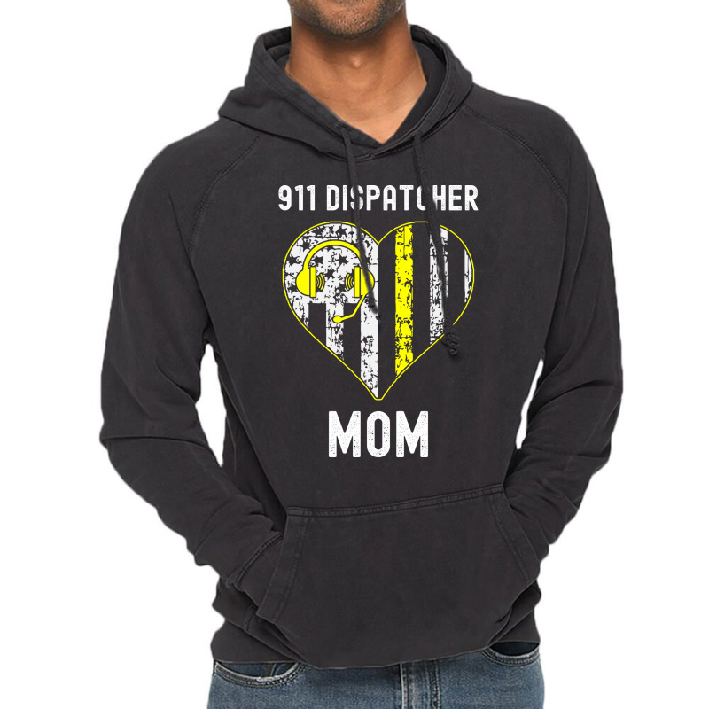 911 Dispatcher Mom Cool Dispatcher Nostalgia Vintage Hoodie by wardhomugbed | Artistshot