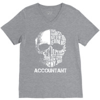 Accountant 80s Nature V-neck Tee | Artistshot