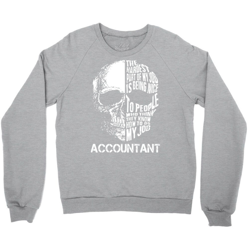 Accountant 80s Nature Crewneck Sweatshirt | Artistshot